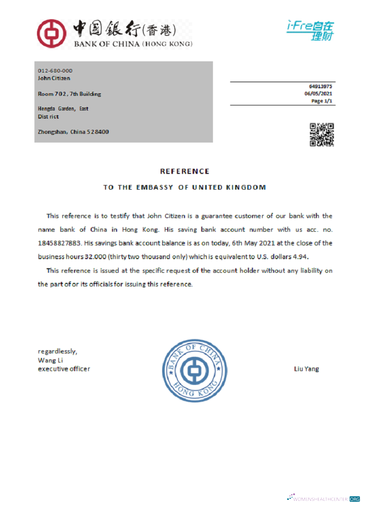 Download Hong Kong Bank of China reference Photoshop template